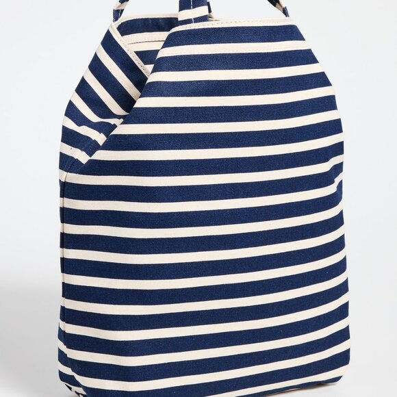 NWT Baggu Zip Duck Bag - Navy Stripe - Picture 9 of 10